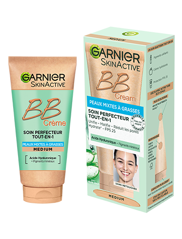 BB Crème, Peaux Mixtes à Grasses Claire - soin du visage - Garnier
