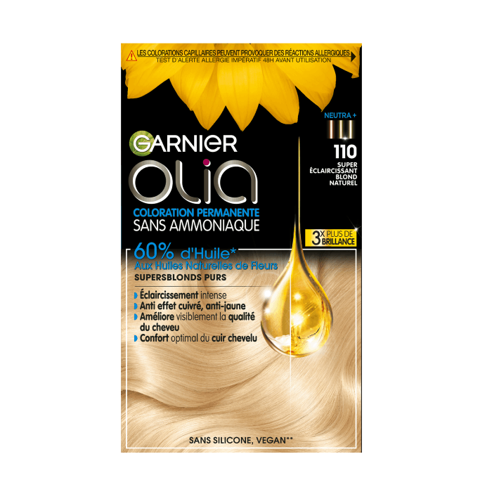Olia 110: Super Éclaircissant Blond Naturel, Brillance Maxi